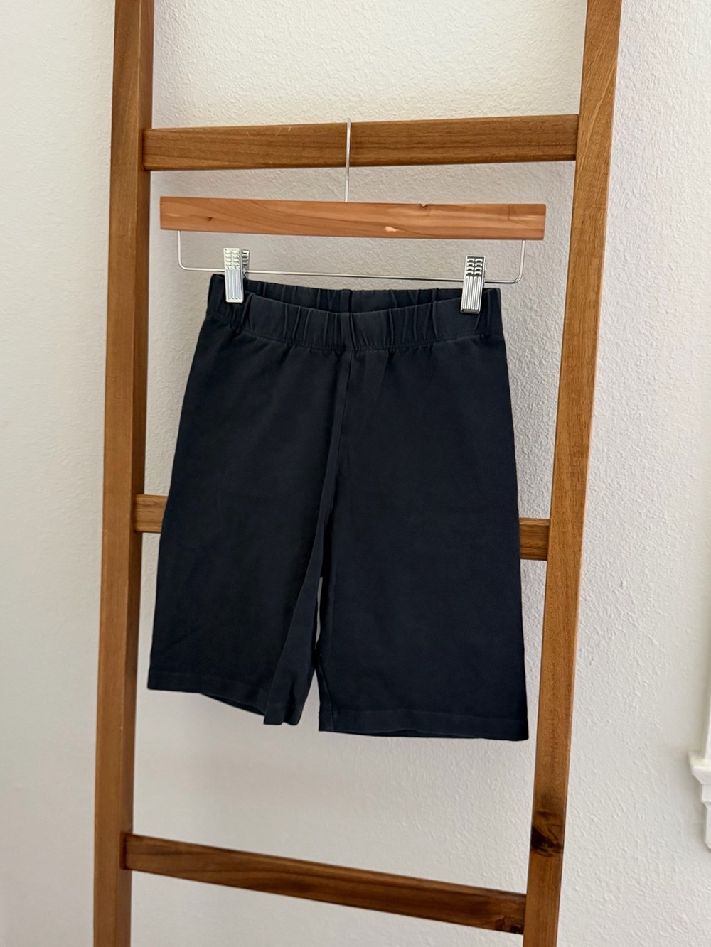 Los Angeles Apparel Black Bike Shorts - Picture 3 of 4